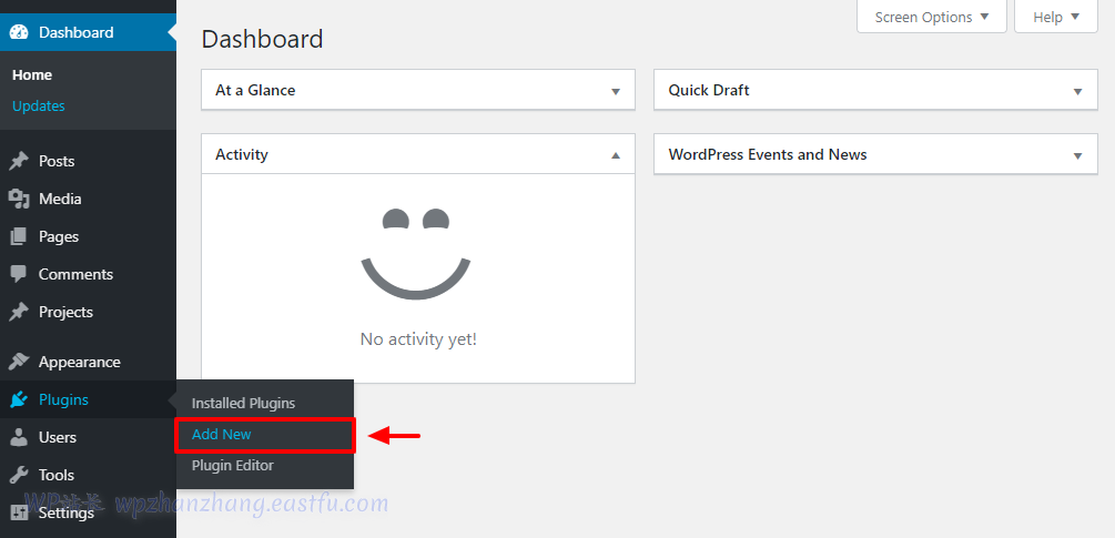 如何安装新的wordpress插件