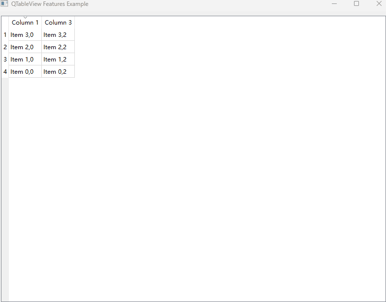 PyQt5中的Table view详解_pyqt5 tableview-CSDN博客