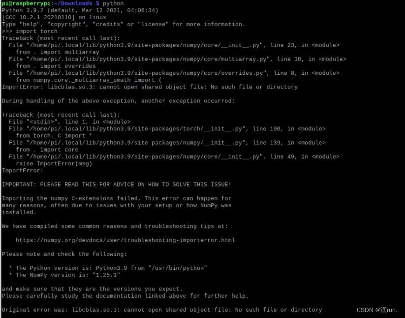记录树莓派4B（arrch64）安装pytorch的坑_bottleneck arrch64 whl-CSDN博客