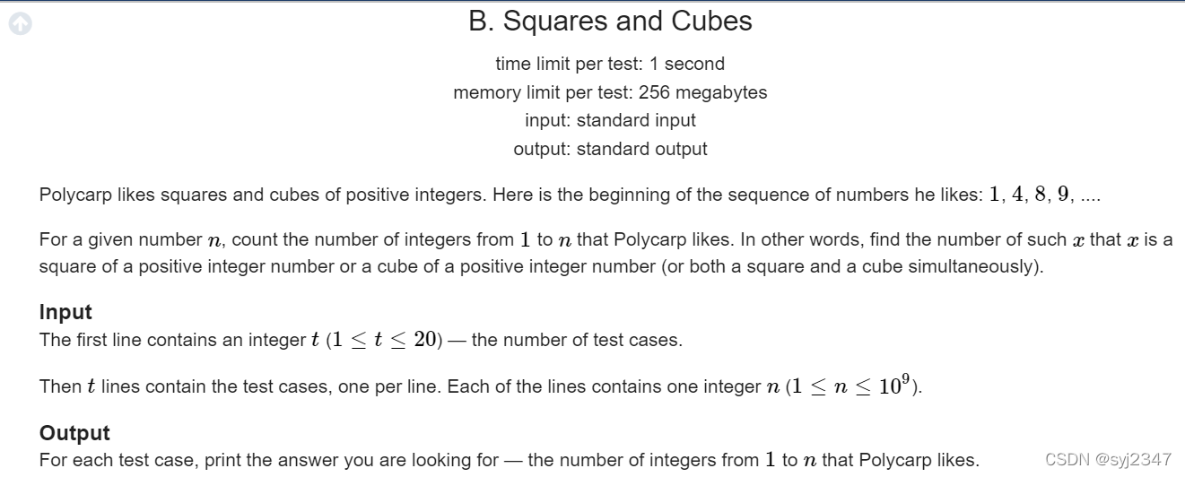 [9] Squares and Cubes_calcsquares()软件测试 int x,xsquare; for(x=1;x