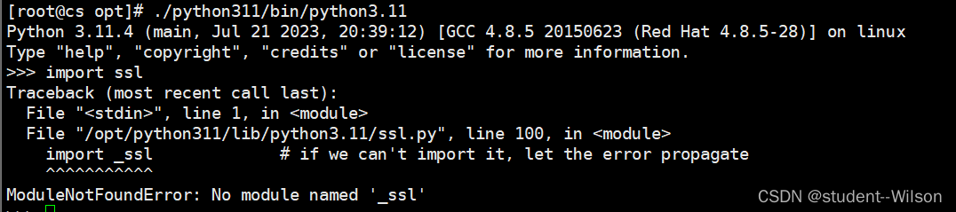 Python3.11.0解释器安装(centos7)_3.11.01-CSDN博客