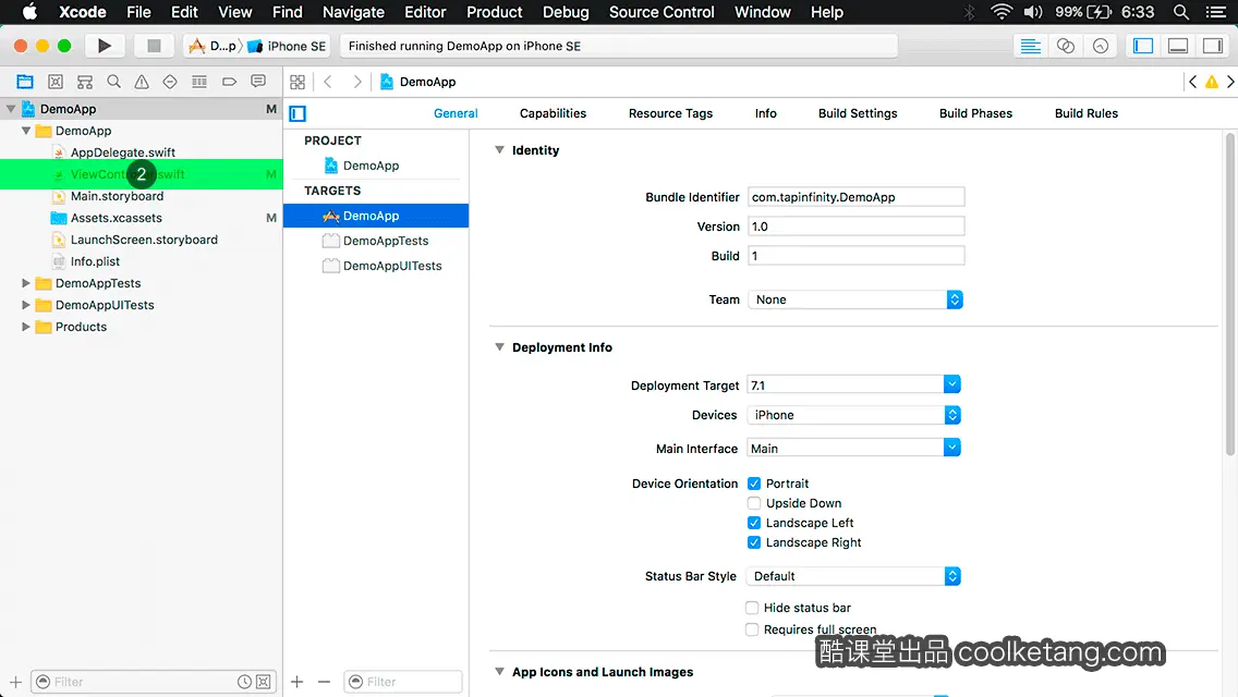 互动教程 for Xcode9 & Swift4-酷课堂