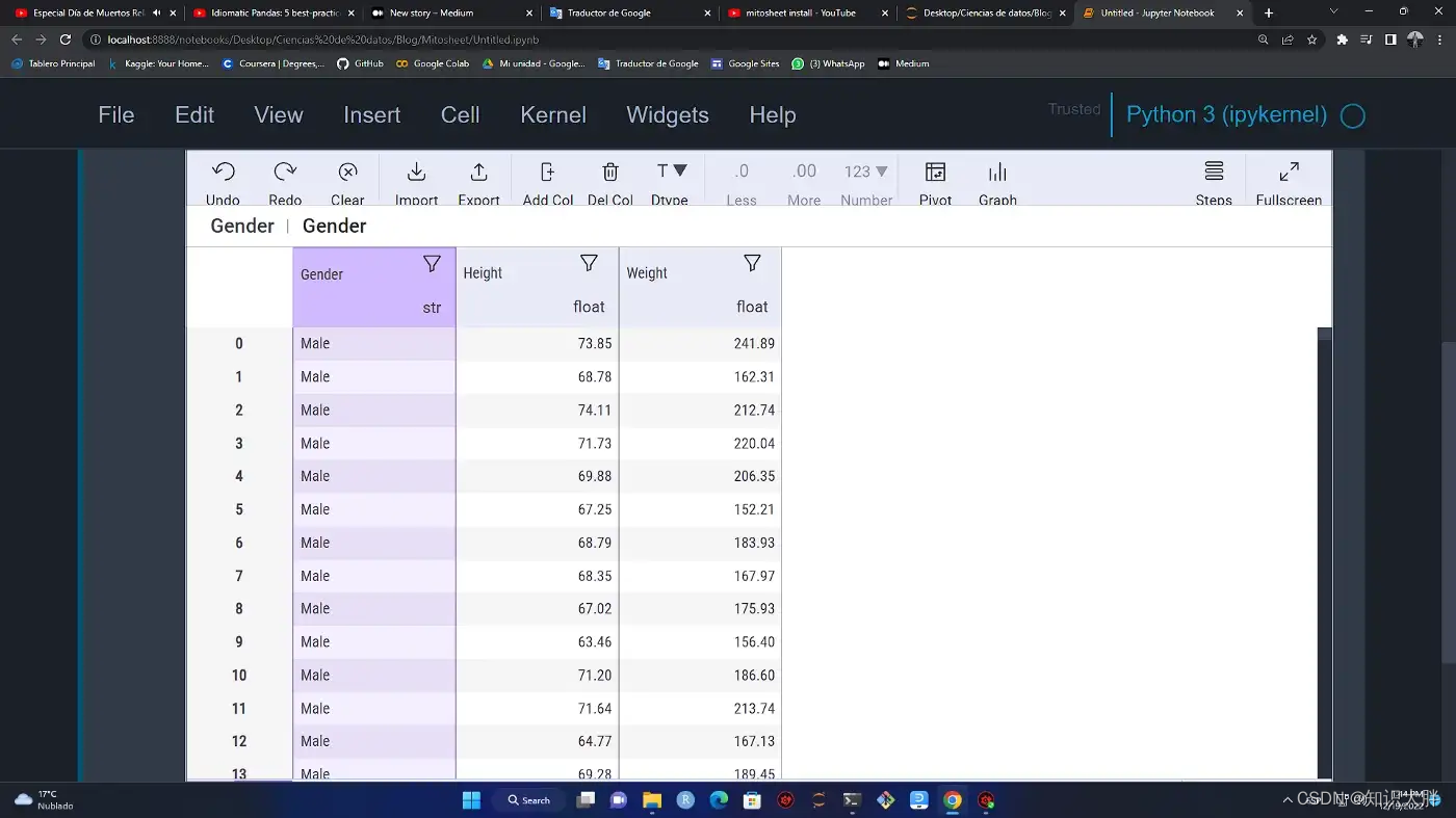 通过 Mito 在 Python 中使用电子表格_python mito-CSDN博客