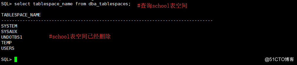Oracle数据库的表空间基本管理
