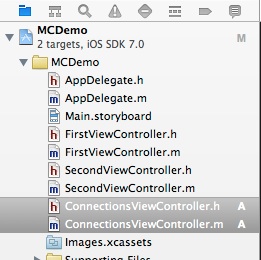 Multipeer Connectivity - Add New File