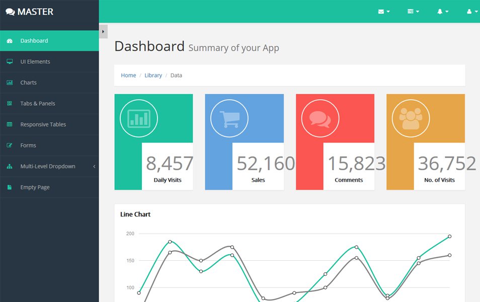 Bootstrap Master HTML5 Admin Template