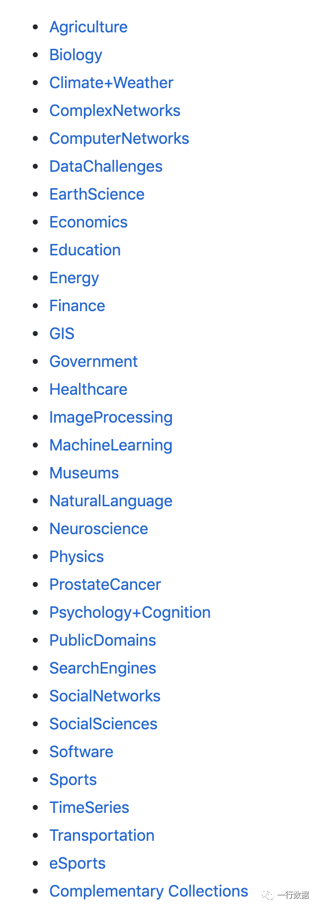 Python学习十大公开免费数据集介绍_公开数据集网站-CSDN博客