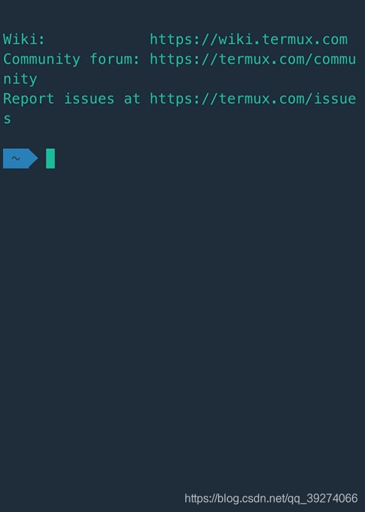 Termux界面，(有修改)