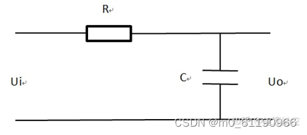 一阶低通滤波器原理详解 Csdn博客 