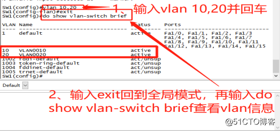 通过Trunk链路实现跨VLAN的通信