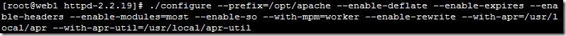 源码安装Apache，报错：Cannot use an external APR with the bundled APR-util