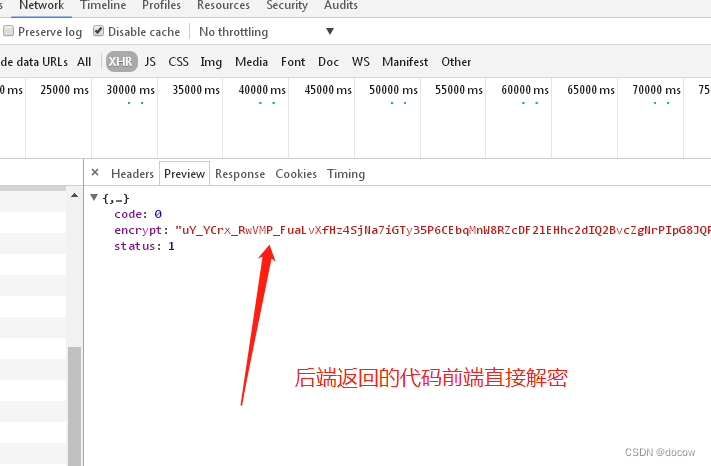 加密后返回前端