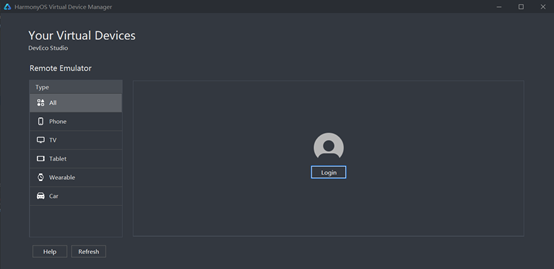 萌新初次使用DevEco Studio打开模拟机运行helloworld