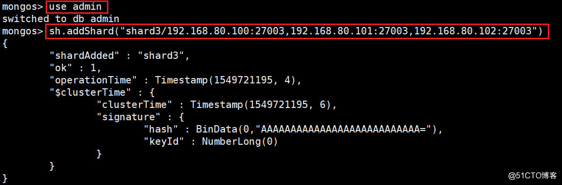 mongodb分片