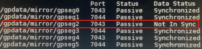 mirror 节点出现问题