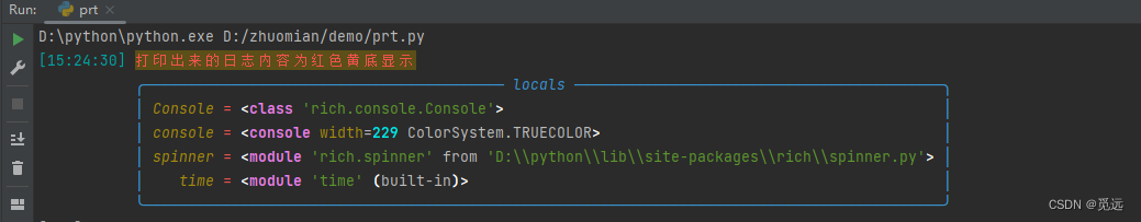 Python Rich Console Option Select Python-print骚操作之rich库_python3 rich-0.8.10-CSDN博客