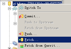 Eclipse上GIT插件EGIT使用手册之十一_Fetch和Rebase