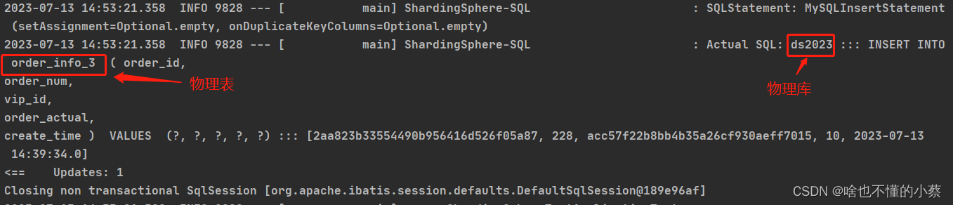 新增真实sql