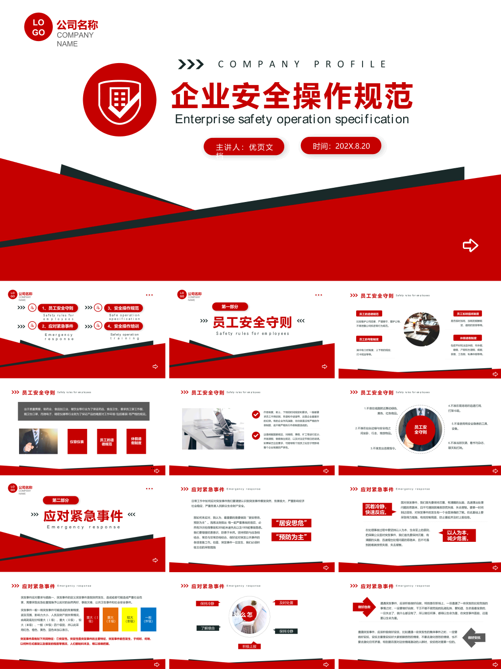 安全操作规程规范培训PPT
