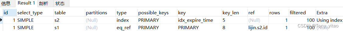 type类型是eq_ref的查询1