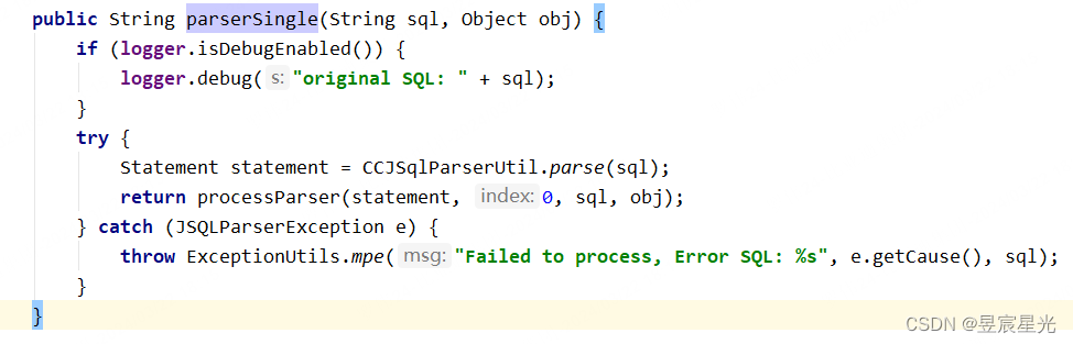 JSqlParser的使用-CSDN博客