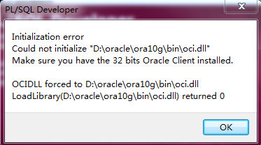 PL/SQL <wbr>DEV和TOAD等工具访问本机64位oracle的问题