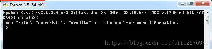 Python3.5(64bit)