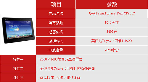 十项全能 2013年大尺寸Android平板横评 