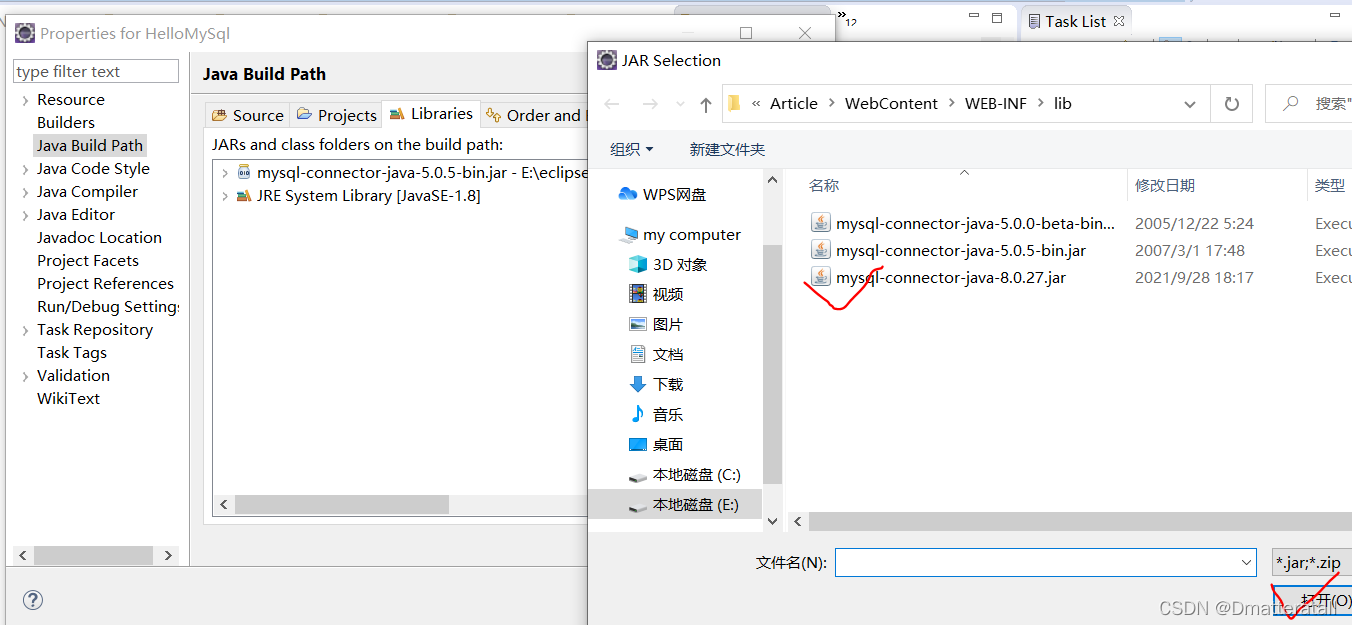 JAVAEE版Eclipse连接MySQL数据库的方法_javaee连接mysql数据库总结-CSDN博客