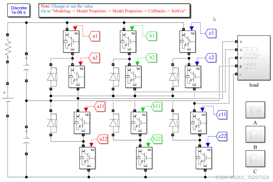 Inpc Inverter NPC_3level_Inverter:基于MATLAB Simulink的中性点钳位三电平逆变器仿真模型_matlab 3-level-CSDN博客