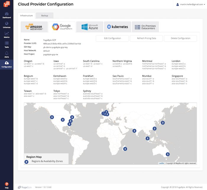 yugabyte谷歌云平台