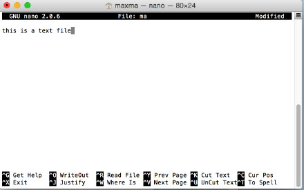 Unix/Linux/MAC常用命令—pico文本编辑器的使用方法