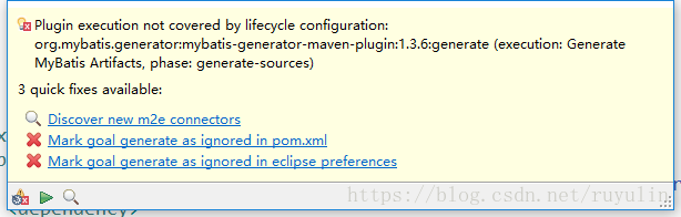 Plugin execution not covered by lifecycle configuration