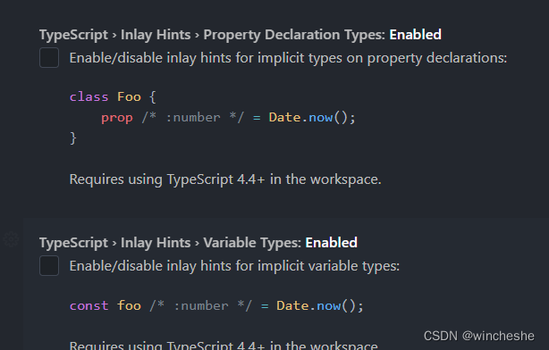 【vscode开发技巧】——将typescript类型显示在编辑器中_vscode显示参数类型-CSDN博客