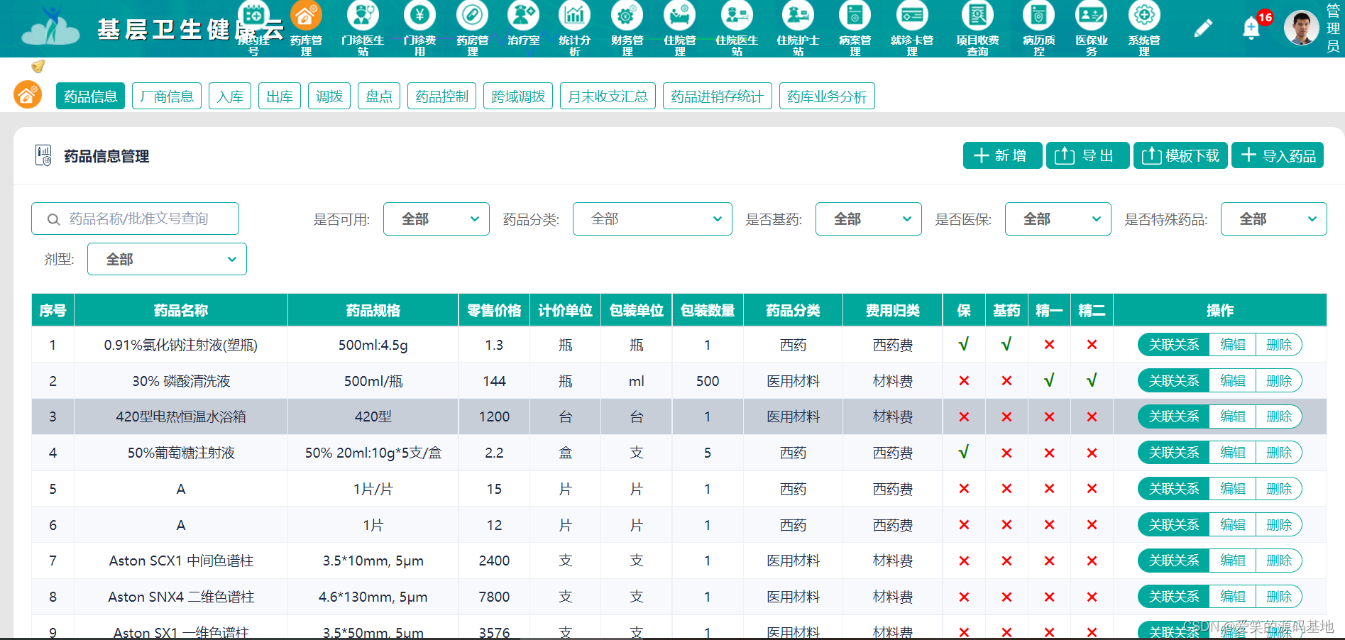JAVA云HIS医院管理系统源码_云医院管理系统java-CSDN博客