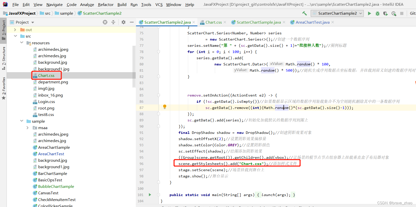 javaFX学习笔记之 散布图(Scatter Chart)-CSDN博客