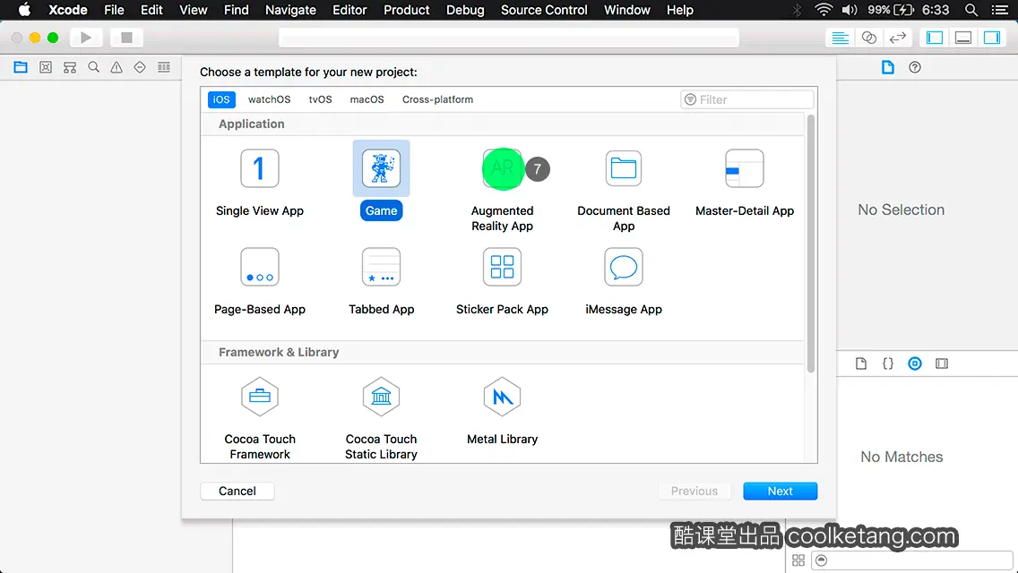 互动教程 for Xcode9 & Swift4-酷课堂
