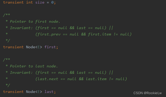 java源码学习，linkedlist中transient修饰变量_linkedlist中为什么使用transient java关键字-CSDN博客