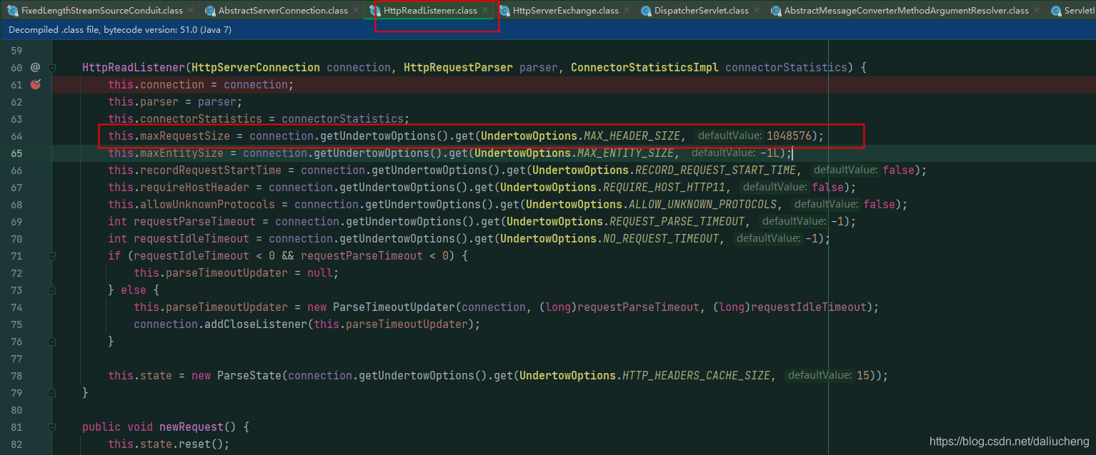 spring-boot 配置 Undertow 服务器中 请求体得大小_undertowconfig 怎么设置undertowoptions传 ...
