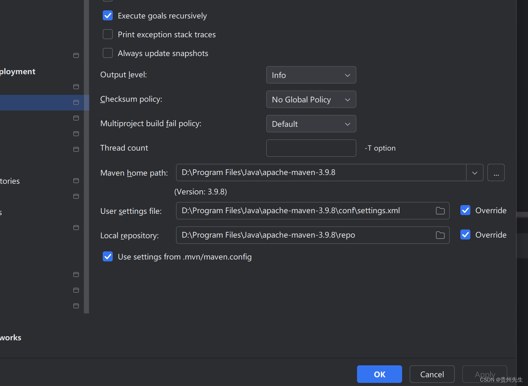 idea创建maven工程时,遇到Cannot resolve plugin org.apache.maven.plugins:maven ...