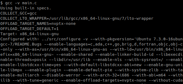 Print All Intermediate Steps of Compile Operation