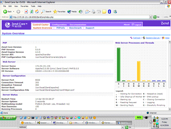 Zend Core用户界面