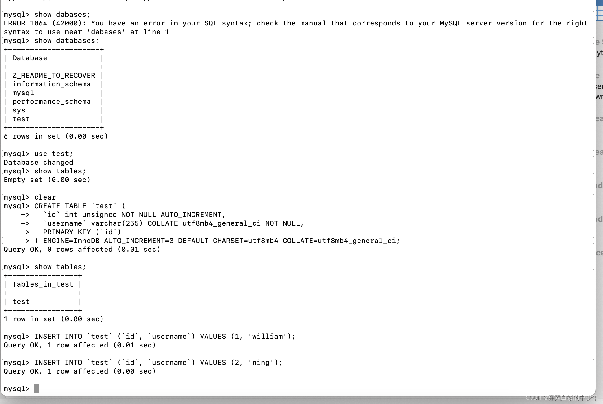 MySQL - root账户远程连接MySQL服务器，写操作被denied_mysql root不能写-CSDN博客