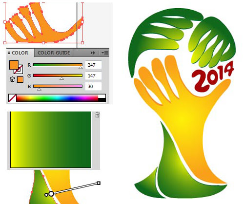 设计FIFA 2014世界杯徽标