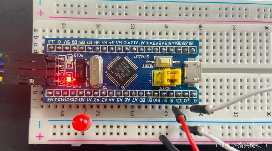 Stm32 Code Led Run STM32单片机入门学习(二)-LED的闪烁-CSDN博客