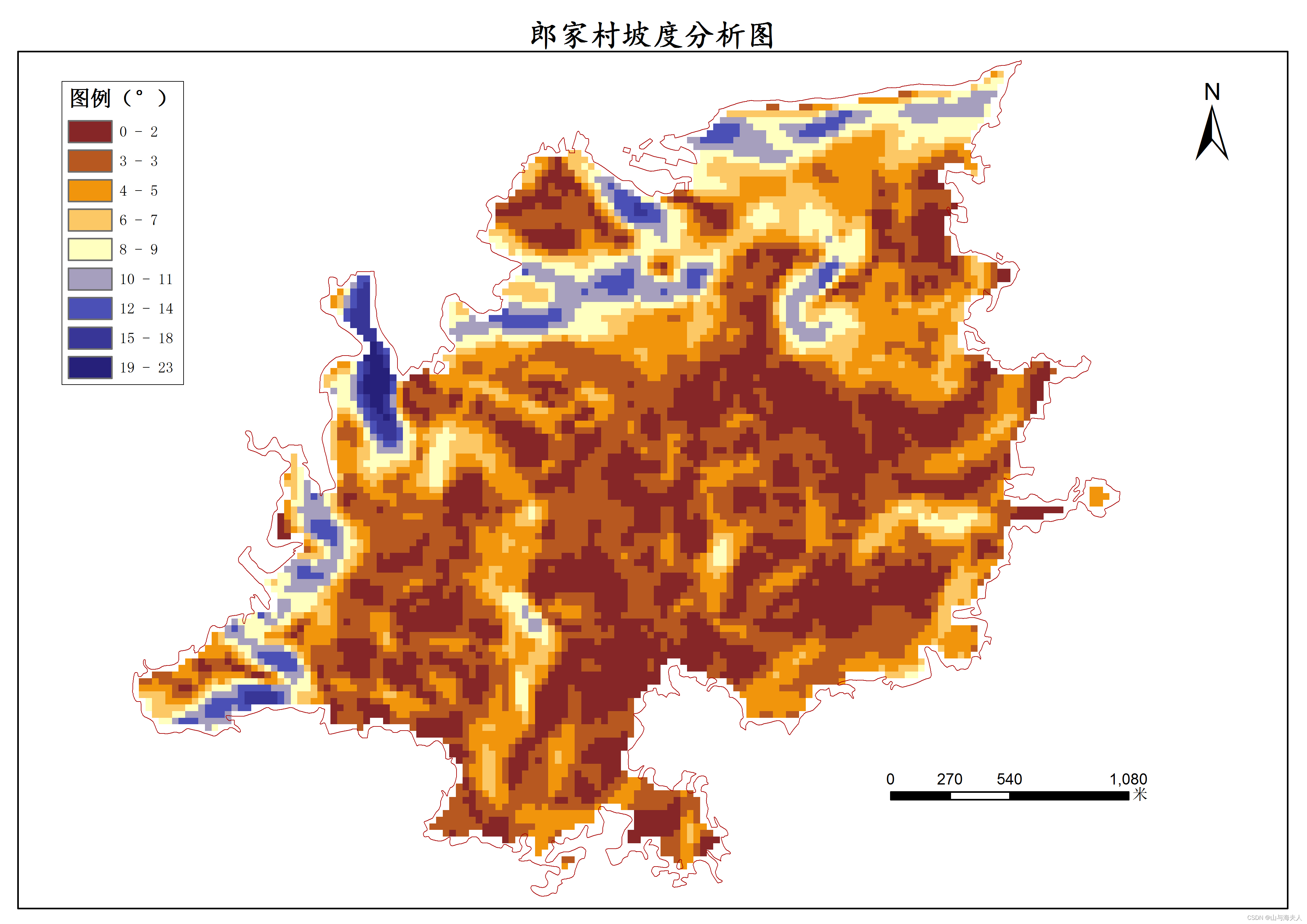 地形分析,arcgis如何制作高程分析图、坡度分析图、坡向分析图_gis高程分析-CSDN博客