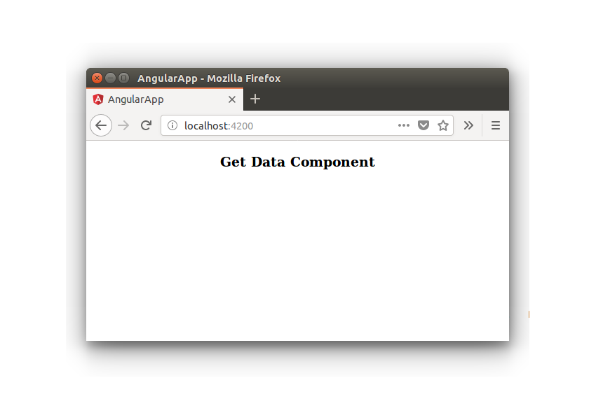 Get Data Component