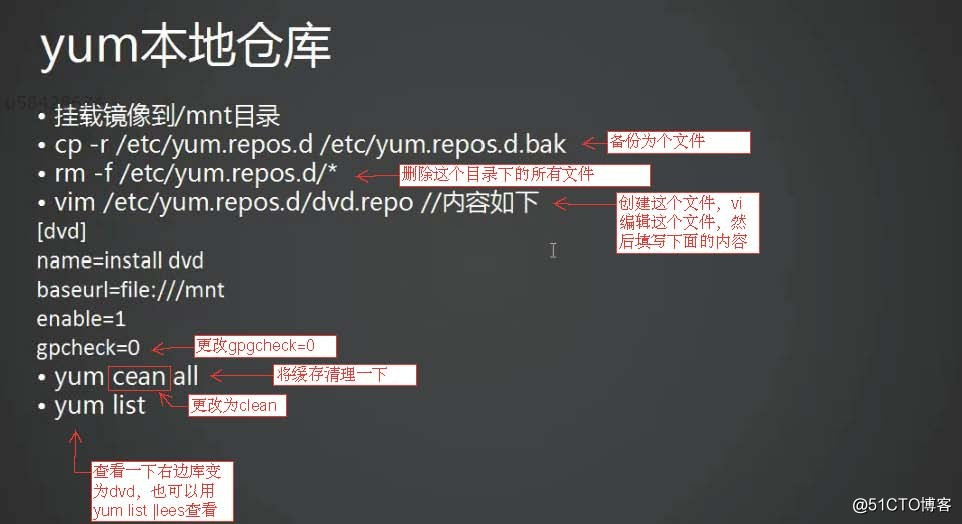 安装软件包的三种方法 rpm包介绍 rpm工具用法yum工具用法 yum搭建本地仓库