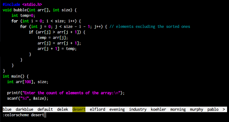 Linux Vim Commands