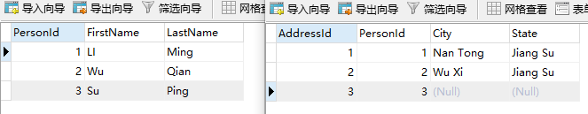 数据表